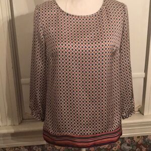 EUC Merona Shirt Size Small with a cute print A1